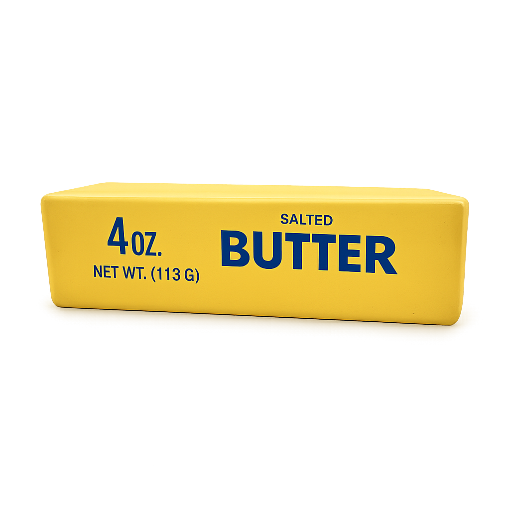 Novelty Brands - Fun Doh 6" Butter Stick Slow Rise Fidget Toy - 12/Display