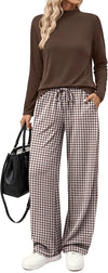 Mock Neck Lounge Set