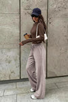 Mock Neck Lounge Set