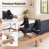 Foldable Wood Grain Pilates Reformer