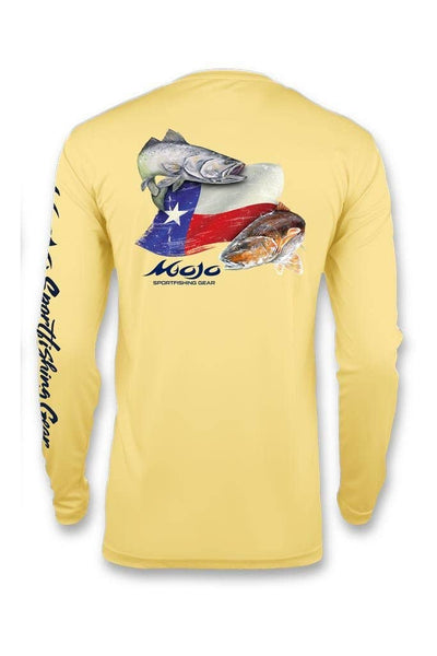 Mojo Sportswear Company - Performance Fish Texas Flag Redfish/Trout