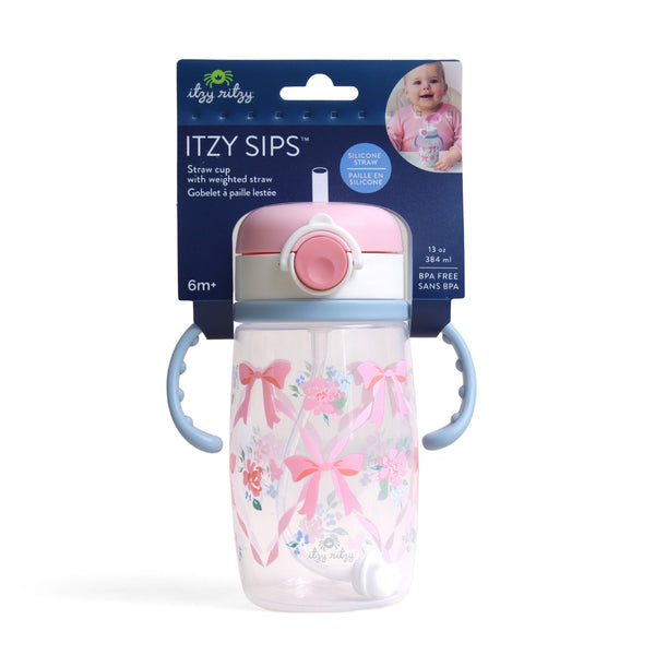 Itzy Ritzy - *NEW OPTIONS* Itzy Sips™ - Straw Cup With Snap-Close Lid
