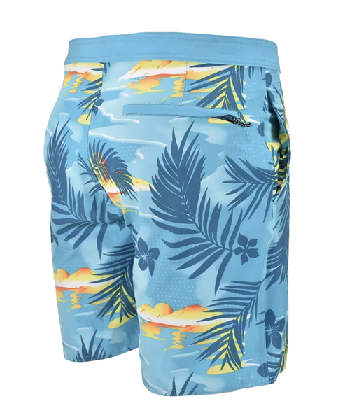 Mojo Sportswear Company - Island Drift Board Shorts Tropical Paradise