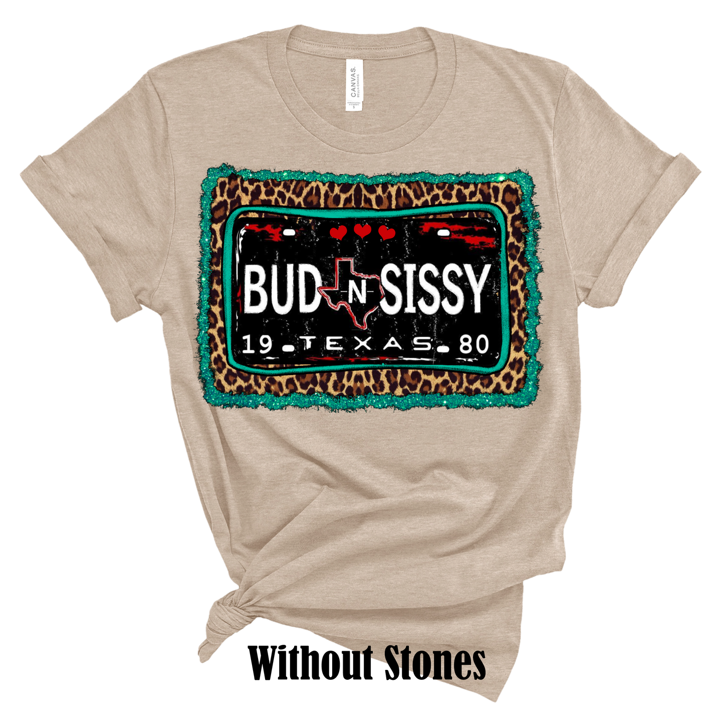 The Crystal Ranch - Bud and Sissy Rhinestone Graphic Tee