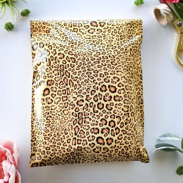 Eleven Fashion - Leopard Designer Poly Mailers 10x13