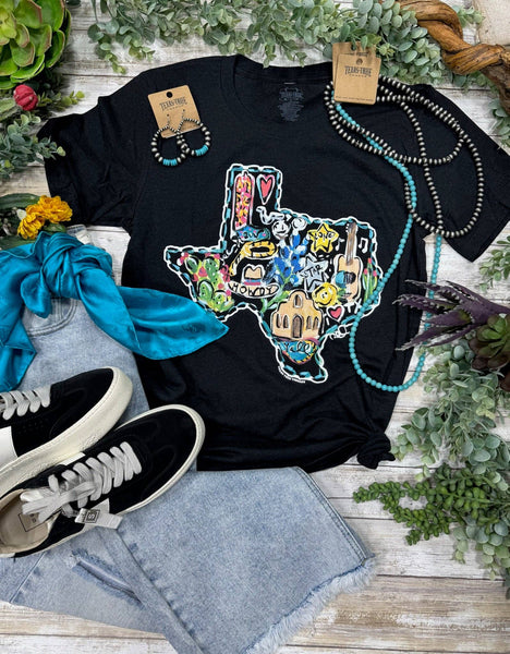 Texas True Threads - Callie Ann Stelter Texas Icons Tee