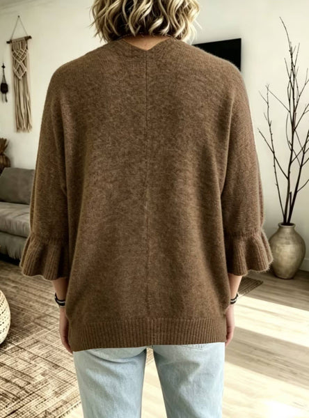 Hope & Sunshine - Solid 3/4 Sleeve Knit Cardigan
