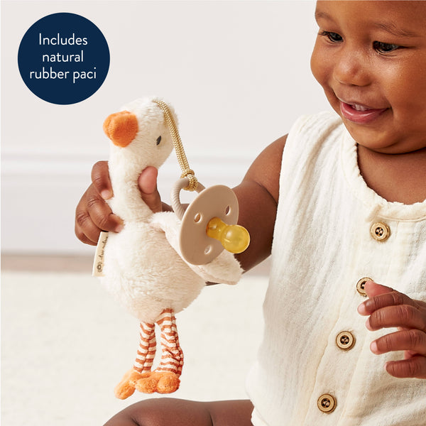 Itzy Ritzy - *NEW OPTIONS* Bitzy Pal Natural Rubber Pacifier & Plush