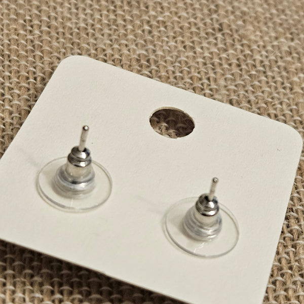 Singing River Boutique - Heart Pave Crystal Stud Earrings