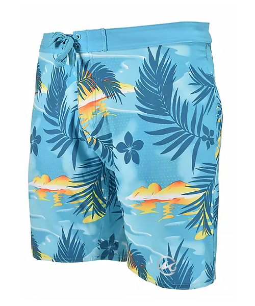 Mojo Sportswear Company - Island Drift Board Shorts Tropical Paradise