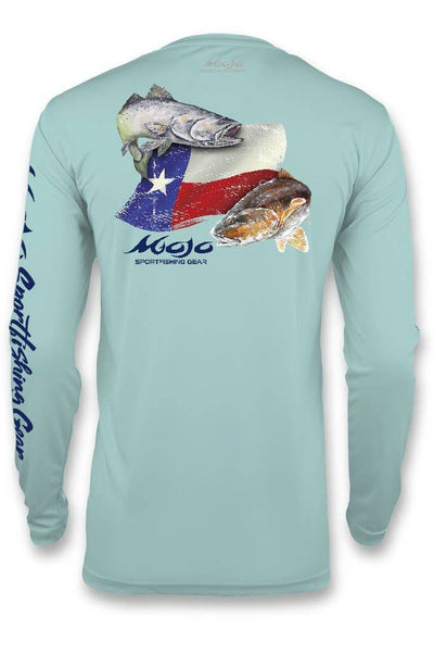 Mojo Sportswear Company - Performance Fish Texas Flag Redfish/Trout