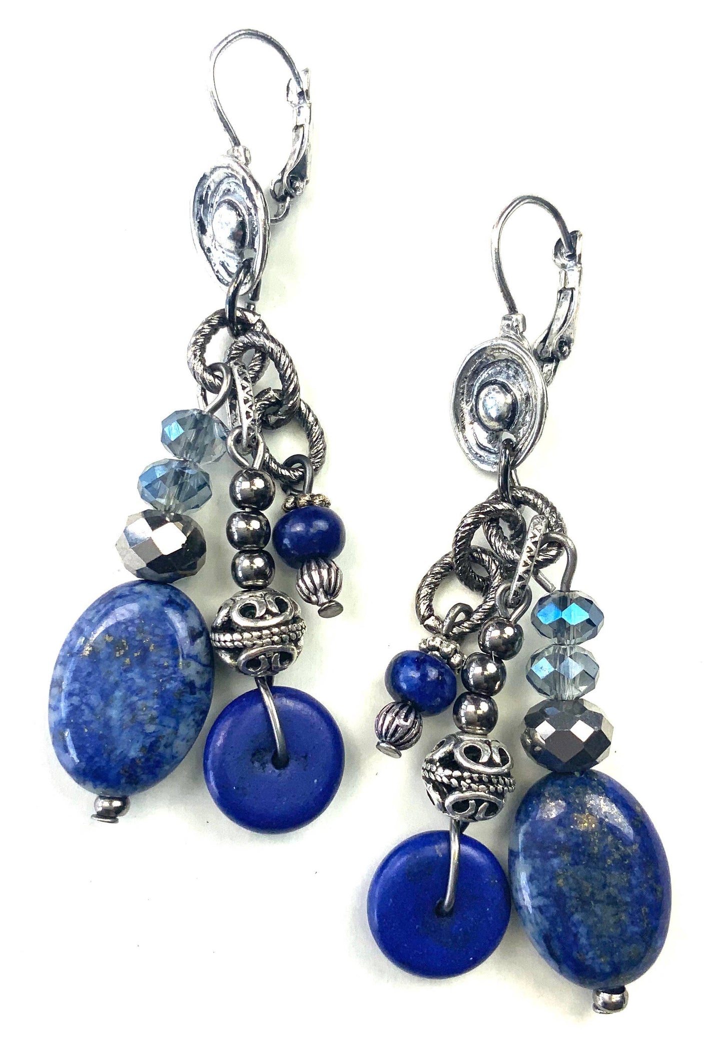 Lost & Found Trading - ER-Target Latchback with Beaded Dangles Dangle Earrings