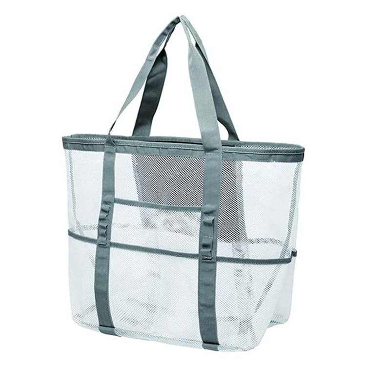 MKS America - Beach mesh bag swim hollow out tote bag