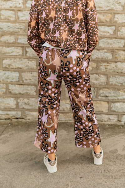 VARSITY RODEO - VR57 BROWN STAR HORSESHOE PANTS (7 Pieces)