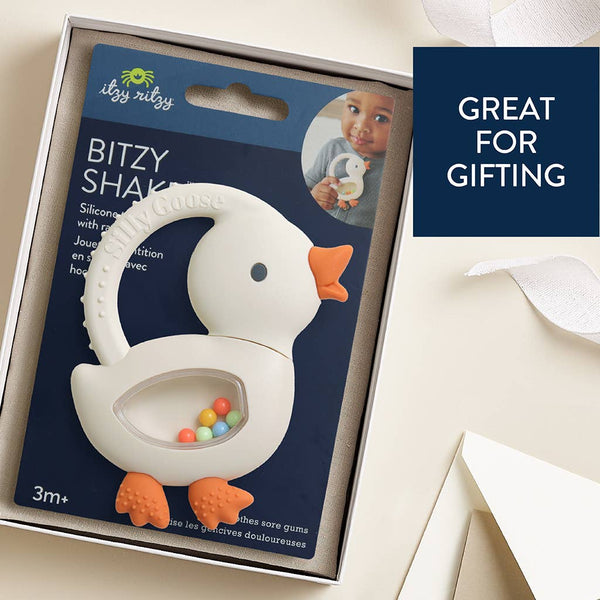 Itzy Ritzy - *NEW* Bitzy Shake™ - Silicone Teether with Rattle