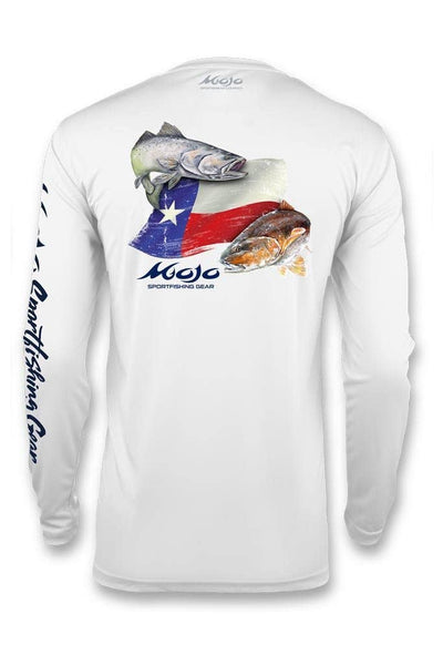 Mojo Sportswear Company - Performance Fish Texas Flag Redfish/Trout