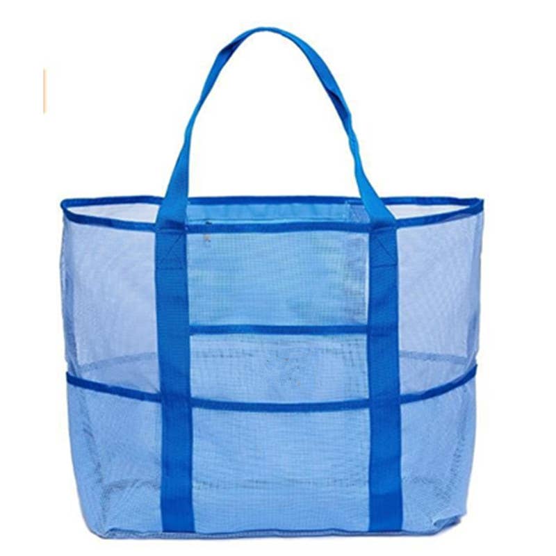 MKS America - Beach mesh bag swim hollow out tote bag