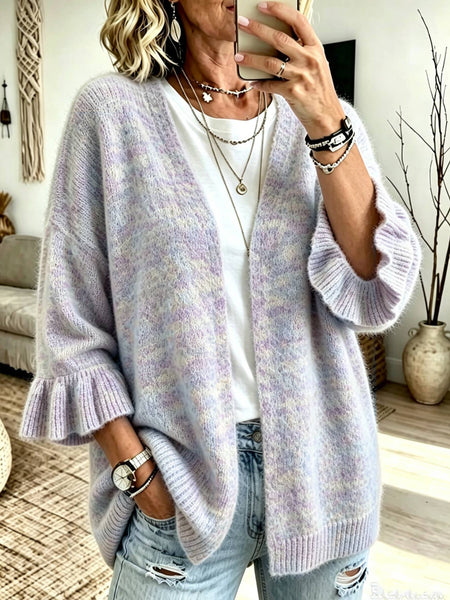 Hope & Sunshine - Solid 3/4 Sleeve Knit Cardigan