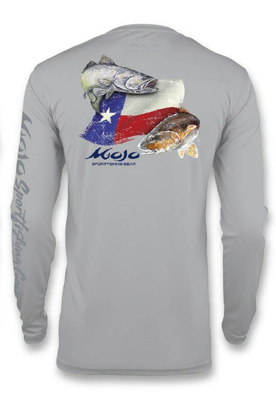 Mojo Sportswear Company - Performance Fish Texas Flag Redfish/Trout
