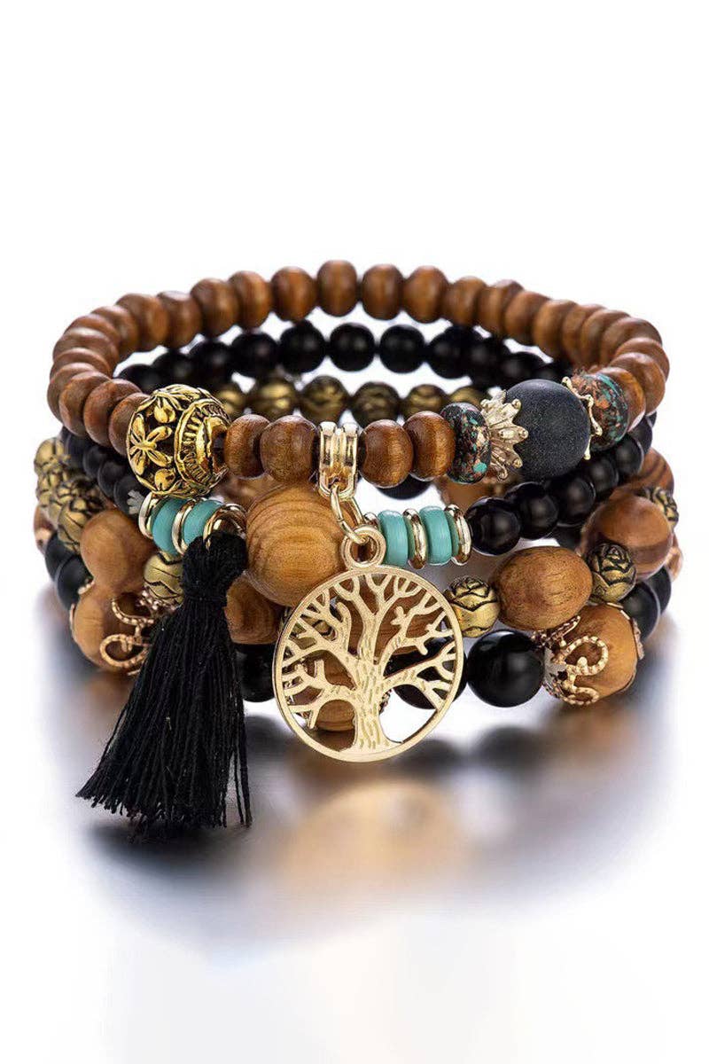 Soli Echo - Bohemian Charm Beaded Bracelet