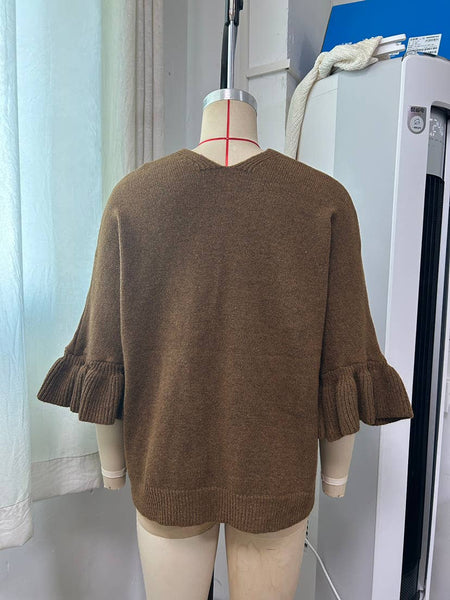 Hope & Sunshine - Solid 3/4 Sleeve Knit Cardigan
