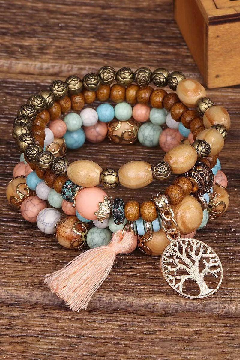 Soli Echo - Bohemian Charm Beaded Bracelet