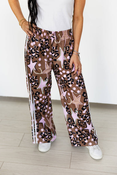 VARSITY RODEO - VR57 BROWN STAR HORSESHOE PANTS (7 Pieces)