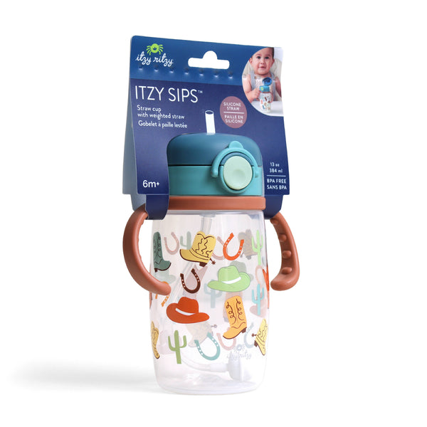 Itzy Ritzy - *NEW OPTIONS* Itzy Sips™ - Straw Cup With Snap-Close Lid
