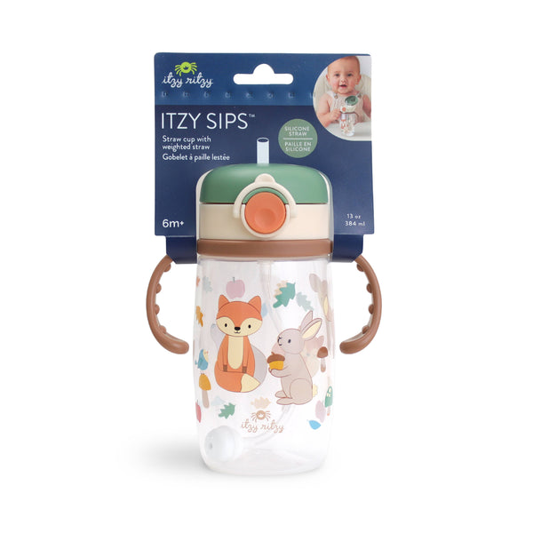 Itzy Ritzy - *NEW OPTIONS* Itzy Sips™ - Straw Cup With Snap-Close Lid