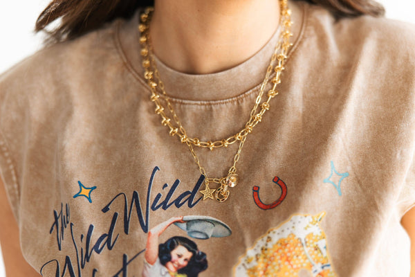 VARSITY RODEO - TH307 S126 THE WILD WILD WEST TEE (OPEN)