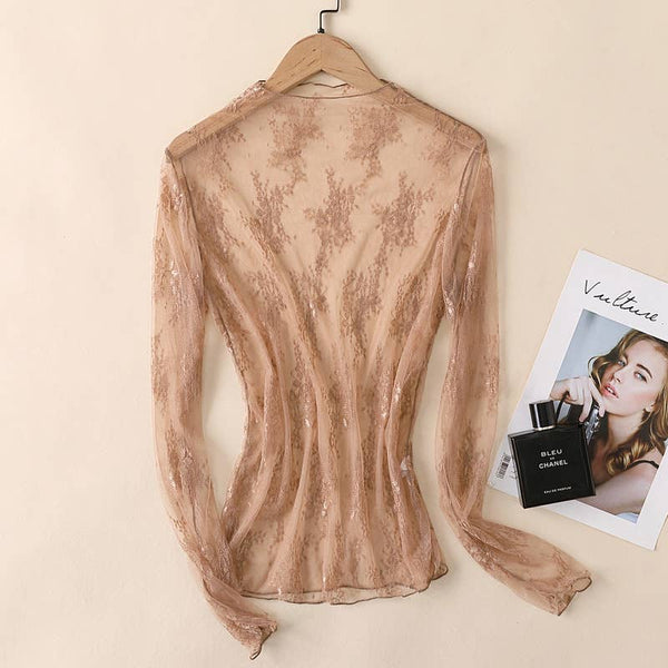 Hope & Sunshine - Lace Mesh Top