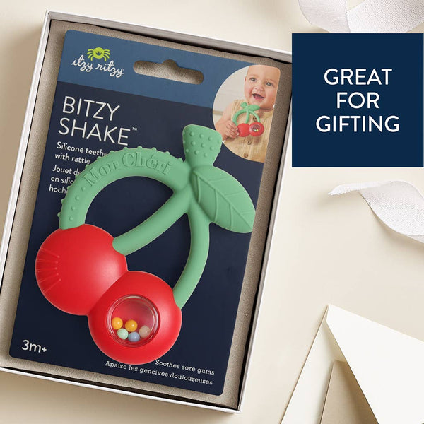 Itzy Ritzy - *NEW* Bitzy Shake™ - Silicone Teether with Rattle