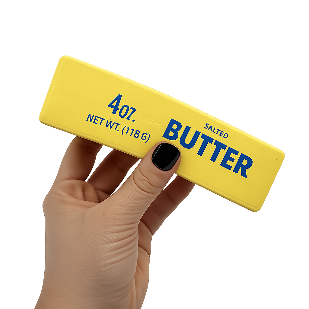 Novelty Brands - Fun Doh 6" Butter Stick Slow Rise Fidget Toy - 12/Display
