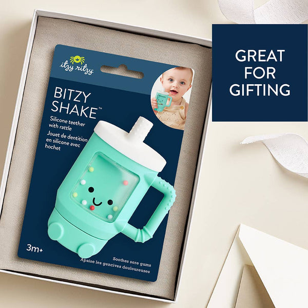 Itzy Ritzy - *NEW* Bitzy Shake™ - Silicone Teether with Rattle